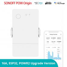 Sonoff POW Origin 16A Wifi Интеллектуальный измеритель мощности переключатель тока, напряжения, общего энергопотребления в реальном времени с помощью приложения eWelink Sonoff POW Origin 16A Wifi Интеллектуальный измеритель мощности переключатель тока, напряжения, общего энергопотребления в реальном времени с помощью приложения eWelink