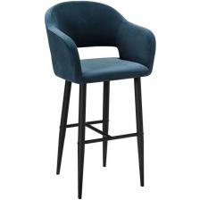 Кресло Бар.Oscar Diag blue/черный R-Home арт.410218162h_Diag blue_черн_БАР Кресло Бар.Oscar Diag blue/черный R-Home арт.410218162h_Diag blue_черн_БАР