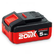 Li-ion аккумуляторы Аккумулятор Crown CAB205014XE, платформа, 20 В B3+, 5.0 Ач, индикатор заряда, защита от перегрева / от перегрузки / от глубокого разряда / от перезаря Li-ion аккумуляторы Аккумулятор Crown CAB205014XE, платформа, 20 В B3+, 5.0 Ач, индикатор заряда, защита от перегрева / от перегрузки / от глубокого разряда / от перезаря