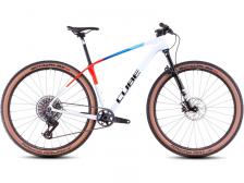 Горный велосипед Cube Reaction C:62 SLX Teamline, год 2025, цвет Белый-Синий, ростовка 18 Горный велосипед Cube Reaction C:62 SLX Teamline, год 2025, цвет Белый-Синий, ростовка 18