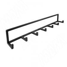 Металлокаркас вешалка для прихожей 800x95x125мм черный (RAL 9005, муар) (MF.01.800x95x125.BLC) Металлокаркас вешалка для прихожей 800x95x125мм черный (RAL 9005, муар) (MF.01.800x95x125.BLC)