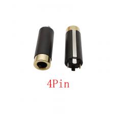 10 шт. 3,5 мм гнездовые разъёмы для наушников TRRS 4-контактные 10 шт. 3,5 мм гнездовые разъёмы для наушников TRRS 4-контактные