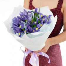 Букет живых цветов БУКЕТНАЯ ЛАВКА 11 Ирисов Букет живых цветов БУКЕТНАЯ ЛАВКА 11 Ирисов