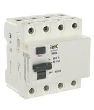 IEK ARMAT Выключатель дифференциального тока R10N 4P 100А 30мА тип AC, AR-R10N-4-100C030 1 шт IEK ARMAT Выключатель дифференциального тока R10N 4P 100А 30мА тип AC, AR-R10N-4-100C030 1 шт