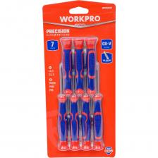 Набор прецизионных отверток WORKPRO CR-V, крест+шлиц, 7 шт. WP200509 Набор прецизионных отверток WORKPRO CR-V, крест+шлиц, 7 шт. WP200509