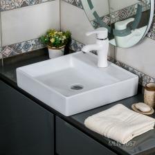 Раковина накладная на столешницу MELANA (7657) прямоугольная, белая Раковина накладная на столешницу MELANA (7657) прямоугольная, белая