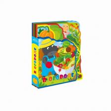 Книга ГЕОДОМ Мягкая книжка с пазлами В огороде Книга ГЕОДОМ Мягкая книжка с пазлами В огороде