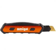 Нож строительный Amigo 18 мм 77552 Нож строительный Amigo 18 мм 77552