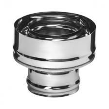 переходник для соединения одностенного дымохода к дымоходу с изоляцией Ф120/200мм AISI 430 переходник для соединения одностенного дымохода к дымоходу с изоляцией Ф120/200мм AISI 430