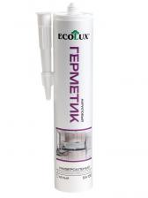 Герметик ECOLUX, акриловый, универсальный, белый, 290 мл Герметик ECOLUX, акриловый, универсальный, белый, 290 мл