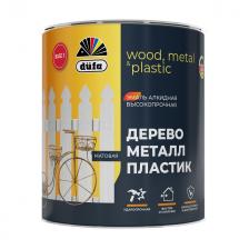 эмаль алкидная DUFA Дерево металл пластик бесцветная 0,65л, арт.МП00-012374 эмаль алкидная DUFA Дерево металл пластик бесцветная 0,65л, арт.МП00-012374