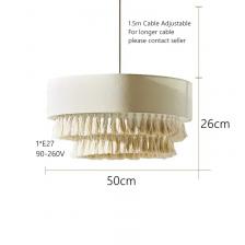 Подвесная люстра Winfordo, кремовая Подвесная люстра Winfordo, кремовая