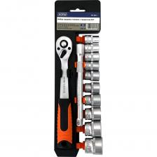 Набор инструмента Набор торцевых головок с трещоткой NORM 3/8", 12 предметов HP-3812 Набор инструмента Набор торцевых головок с трещоткой NORM 3/8", 12 предметов HP-3812