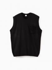 Жилет MINAKU: Knitwear collection цвет черный, размер 54 Жилет MINAKU: Knitwear collection цвет черный, размер 54