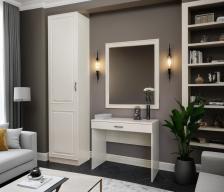 Комплект Гранд (пенал и туалетный стол), Классика Светлый Комплект Гранд (пенал и туалетный стол), Классика Светлый