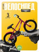 Детский велосипед Pifagor Point 16, год 2024, цвет Фиолетовый Детский велосипед Pifagor Point 16, год 2024, цвет Фиолетовый