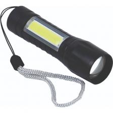 Светодиодный аккумуляторный фонарь Jilion 1LED + 1COB, IP44, алюминий 9531145 Светодиодный аккумуляторный фонарь Jilion 1LED + 1COB, IP44, алюминий 9531145