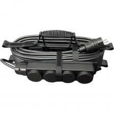 Силовой удлинитель на рамке iTOK серии iCONNECT предназначен для подключения различных электрических приборов, электроинструментов и устройств на напряжение до 250 В и мощностью до 2200 Вт. В состав изделия входит: Вилка и Колодка 4 гнезда с защитными крышками и заземлением, Рамка для удобства намотки кабеля, Хомуты на липучках для удобства эксплуатации и хранения в замотанном виде, Кабель ПВСн 3х1 мм ГОСТ 7399-97 производства Калужского Кабельного Завода. Температура эксплуатации от -25 до +40 С. Область применения: строительные площадки, на производстве различных промышленных предприятий, на дачных участках, квартирах, загородных домах, автосервисах, объектах социальной и транспортной инфраструктуры. Высокая степень защиты iP44 позволяет использовать силовой удлинитель iTOK на улице и в помещениях с влажной средой. Силовой удлинитель iTOK серии iCONNECT производится с применением передовых технологий производства электротехнической продукции самых высоких стандартов качества в строгом соответствии с ГОСТ IEC 60884-1. Вилка (стандарт Shuko) и колодка с защитными крышками выполнены из каучука, что обеспечивает ударопрочность и возможность применения при минусовых температурах. Перед началом эксплуатации, во избежании перегрева кабеля, удлинитель необходимо полностью размотать. Длина кабеля 15 метров. Силовой удлинитель на рамке iTOK серии iCONNECT предназначен для подключения различных электрических приборов, электроинструментов и устройств на напряжение до 250 В и мощностью до 2200 Вт. В состав изделия входит: Вилка и Колодка 4 гнезда с защитными крышками и заземлением, Рамка для удобства намотки кабеля, Хомуты на липучках для удобства эксплуатации и хранения в замотанном виде, Кабель ПВСн 3х1 мм ГОСТ 7399-97 производства Калужского Кабельного Завода. Температура эксплуатации от -25 до +40 С. Область применения: строительные площадки, на производстве различных промышленных предприятий, на дачных участках, квартирах, загородных домах, автосервисах, объектах социальной и транспортной инфраструктуры. Высокая степень защиты iP44 позволяет использовать силовой удлинитель iTOK на улице и в помещениях с влажной средой. Силовой удлинитель iTOK серии iCONNECT производится с применением передовых технологий производства электротехнической продукции самых высоких стандартов качества в строгом соответствии с ГОСТ IEC 60884-1. Вилка (стандарт Shuko) и колодка с защитными крышками выполнены из каучука, что обеспечивает ударопрочность и возможность применения при минусовых температурах. Перед началом эксплуатации, во избежании перегрева кабеля, удлинитель необходимо полностью размотать. Длина кабеля 15 метров.