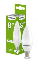 IEK Лампа светодиодная C35 свеча 8Вт 230В 4000К E14 LL-C35-08-230-40-E14-G 1 шт IEK Лампа светодиодная C35 свеча 8Вт 230В 4000К E14 LL-C35-08-230-40-E14-G 1 шт