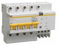 IEK Дифференциальный автомат АД14 4Р 40А 30мА MAD10-4-040-C-030 1 шт IEK Дифференциальный автомат АД14 4Р 40А 30мА MAD10-4-040-C-030 1 шт