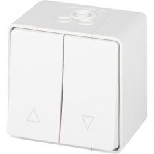 Переключатель ЭРА Эксперт 11-1508-01 для жалюзи кнопочный IP55, 10АХ250В, ОУ, белый Б0063251 Переключатель ЭРА Эксперт 11-1508-01 для жалюзи кнопочный IP55, 10АХ250В, ОУ, белый Б0063251