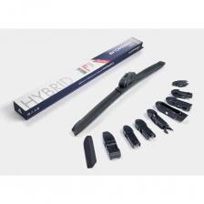 Гибридные щетки стеклоочистителя AVTOPRIBOR Hybrid — это новое поколение, объединяющее преимущества каркасных и бескаркасных щеток. Щетки серии AVTOPRIBOR Hybrid сочетают улучшенную аэродинамику, адаптивность к любой форме лобового стекла и универсальную применяемость.10 сменных адаптеров в комплектеВ комплекте 10 адаптеров, позволяющих быстро и легко установить щетки на автомобили с креплениями Hook 9х3 и 9х4, Side Pin 5x17 мм и 5х22 мм, Push Button 16 мм и 19 мм, Top Lock 15 мм, Pinch Tab 15 мм, Bayonet Arm 9х4 мм, MG, DNTL 1.1, VATL 5.1 (Top Lock 16 мм), Aero Clip 9 мм и 12 мм.Улучшенная аэродинамикаКожух щеток серии AVTOPRIBOR Hybrid оснащен асимметричным спойлером. Он обеспечивает улучшенную аэродинамику и идеальное прилегание при высокой скорости движения.Плавное и мягкое скольжение по стеклуЗа счет дополнительных точек прижима щетки AVTOPRIBOR Hybrid равномерно и плотно прилегают к стеклу и не оставляют пропусков и разводов.Всесезонное применениеКожух щетки устойчив к воздействию высоких и низких температур и обеспечивает дополнительную защиту от влаги и пыли, за счет чего щетка сохраняет высокое качество очистки в любой сезон.Увеличенный ресурс работыРезинолента класса Premium гарантирует бесшумную работу, высокую износостойкость и долговечность щетки.Подтвержденное качествоВысокое качество продукции НПК АВТОПРИБОР подтверждено полным циклом лабораторных испытаний по требованиям ведущих автозаводов РФ и других стран СНГ. Гибридные щетки стеклоочистителя AVTOPRIBOR Hybrid — это новое поколение, объединяющее преимущества каркасных и бескаркасных щеток. Щетки серии AVTOPRIBOR Hybrid сочетают улучшенную аэродинамику, адаптивность к любой форме лобового стекла и универсальную применяемость.10 сменных адаптеров в комплектеВ комплекте 10 адаптеров, позволяющих быстро и легко установить щетки на автомобили с креплениями Hook 9х3 и 9х4, Side Pin 5x17 мм и 5х22 мм, Push Button 16 мм и 19 мм, Top Lock 15 мм, Pinch Tab 15 мм, Bayonet Arm 9х4 мм, MG, DNTL 1.1, VATL 5.1 (Top Lock 16 мм), Aero Clip 9 мм и 12 мм.Улучшенная аэродинамикаКожух щеток серии AVTOPRIBOR Hybrid оснащен асимметричным спойлером. Он обеспечивает улучшенную аэродинамику и идеальное прилегание при высокой скорости движения.Плавное и мягкое скольжение по стеклуЗа счет дополнительных точек прижима щетки AVTOPRIBOR Hybrid равномерно и плотно прилегают к стеклу и не оставляют пропусков и разводов.Всесезонное применениеКожух щетки устойчив к воздействию высоких и низких температур и обеспечивает дополнительную защиту от влаги и пыли, за счет чего щетка сохраняет высокое качество очистки в любой сезон.Увеличенный ресурс работыРезинолента класса Premium гарантирует бесшумную работу, высокую износостойкость и долговечность щетки.Подтвержденное качествоВысокое качество продукции НПК АВТОПРИБОР подтверждено полным циклом лабораторных испытаний по требованиям ведущих автозаводов РФ и других стран СНГ.