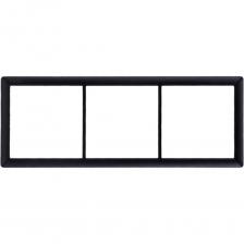 Трехпостовая рамка CGSS горизонтальная/вертикальная, черная Практика PL-P103-BCM Трехпостовая рамка CGSS горизонтальная/вертикальная, черная Практика PL-P103-BCM
