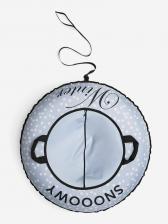 Санки надувные (ватрушка) SNOWLY, 100 см, Голубой Санки надувные (ватрушка) SNOWLY, 100 см, Голубой