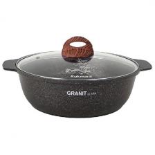 Кастрюля-жаровня Kukmara Granit ultra (жго31а) 3 л, со стекл. крышкой Кастрюля-жаровня Kukmara Granit ultra (жго31а) 3 л, со стекл. крышкой