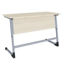 парта Smart 1200х500х725мм ЛДСП/металл дуб молочный/серый парта Smart 1200х500х725мм ЛДСП/металл дуб молочный/серый