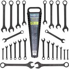 Набор ключей комбинированных (25 предметов) в пластиковом держателе от бренда FORSandTUNE — это незаменимый инструмент для любого мастера или автолюбителя. Ключи изготовлены из углеродистой стали, что обеспечивает их прочность и долговечность. Специальное покрытие защищает ключи от коррозии, что делает их надежными даже в сложных условиях эксплуатации. Размеры ключей: 6, 7, 8, 9, 10, 11, 12, 13, 14, 15, 16, 17, 18, 19, 20, 21, 22, 23, 24, 25, 26, 27, 28, 30, 32 мм. Набор ключей комбинированных (25 предметов) в пластиковом держателе от бренда FORSandTUNE — это незаменимый инструмент для любого мастера или автолюбителя. Ключи изготовлены из углеродистой стали, что обеспечивает их прочность и долговечность. Специальное покрытие защищает ключи от коррозии, что делает их надежными даже в сложных условиях эксплуатации. Размеры ключей: 6, 7, 8, 9, 10, 11, 12, 13, 14, 15, 16, 17, 18, 19, 20, 21, 22, 23, 24, 25, 26, 27, 28, 30, 32 мм.