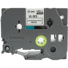 Лента для PT 1010/1280/D200/H105/E100 Vell VL-SE3 Brother TZE-SE3 319958 Лента для PT 1010/1280/D200/H105/E100 Vell VL-SE3 Brother TZE-SE3 319958