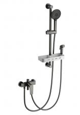 Смеситель для ванны с душем Wonzon & Woghand WW-A31003-BGG с гигиеническим душем, темный графит Смеситель для ванны с душем Wonzon & Woghand WW-A31003-BGG с гигиеническим душем, темный графит