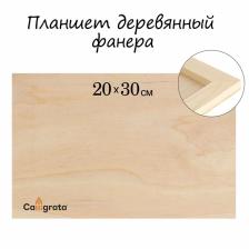 Планшет деревянный 20x30x2 см, фанера Планшет деревянный 20x30x2 см, фанера