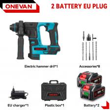 ONEVAN Бесщеточный перфоратор 27 мм для Makita 18 В ONEVAN Бесщеточный перфоратор 27 мм для Makita 18 В