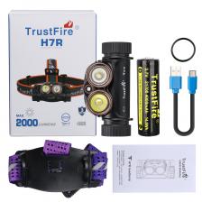 Trustfire H7R налобный фонарь красный белый 2000 люмен Trustfire H7R налобный фонарь красный белый 2000 люмен