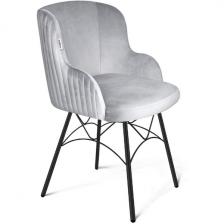 Стул Sheffilton SHT-ST39-1/S107 серое облако/черный муар Стул Sheffilton SHT-ST39-1/S107 серое облако/черный муар