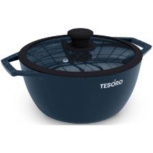 Кастрюля Tesoro Florence Induction total blue, 3 л, с крышкой с силиконовым ободом (TF6630tbi) Кастрюля Tesoro Florence Induction total blue, 3 л, с крышкой с силиконовым ободом (TF6630tbi)