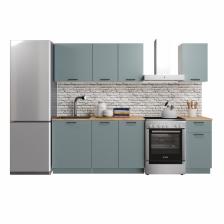 Кухонный гарнитур прямой Simple, без столешницы, 1800 мм, цвет пыльный зелёный Кухонный гарнитур прямой Simple, без столешницы, 1800 мм, цвет пыльный зелёный