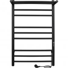 Модель имеет терморегулятор нагрева, у которого три режима: 40, 45, 50 градусов и таймер на отключение через 2, 4, 6 часов. Полотенцесушитель с терморегулятором удобен тем, что температуру можно настроить в зависимости от вашего комфортного самочувствия. Дополнительная полка для полотенец, халатов и других мелочей обеспечит равномерную просушку, может использоваться как сушилка для полотенец. Полотенцесушитель марки INDIGO выполнен из нержавеющей стали. 8 перекладин и наличие полочки являются преимуществом и неоспоримым достоинством данной модели. Модель имеет терморегулятор нагрева, у которого три режима: 40, 45, 50 градусов и таймер на отключение через 2, 4, 6 часов. Полотенцесушитель с терморегулятором удобен тем, что температуру можно настроить в зависимости от вашего комфортного самочувствия. Дополнительная полка для полотенец, халатов и других мелочей обеспечит равномерную просушку, может использоваться как сушилка для полотенец. Полотенцесушитель марки INDIGO выполнен из нержавеющей стали. 8 перекладин и наличие полочки являются преимуществом и неоспоримым достоинством данной модели.