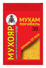 Мухояр гранулы от мух 30 гр Мухояр гранулы от мух 30 гр