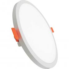 Светодиодный светильник truEnergy со встроенным драйвером круг 12W 4000K 1080Lm D130мм белый пластик 10722 Светодиодный светильник truEnergy со встроенным драйвером круг 12W 4000K 1080Lm D130мм белый пластик 10722