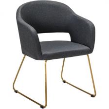 Кресло Oscar тёмно-серый/Линк золото R-Home арт.410118134h_Dark grey Кресло Oscar тёмно-серый/Линк золото R-Home арт.410118134h_Dark grey