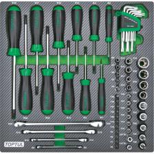 Набор инструментов TOPTUL GEC6102 Набор инструментов TOPTUL GEC6102