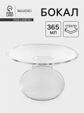 Стакан Magistro «Forma. Юпитер», 365 мл, 15.5x9.7 см, стекло, прозрачный Стакан Magistro «Forma. Юпитер», 365 мл, 15.5x9.7 см, стекло, прозрачный