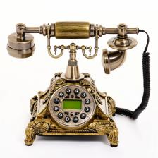Ретро-телефон «Амес», громкая связь, 18x24x25 см, позолота Ретро-телефон «Амес», громкая связь, 18x24x25 см, позолота