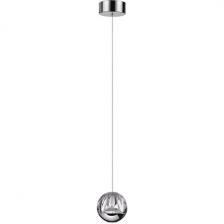 Подвесной светильник Odeon Light Sono 5100/5L хром/прозрачный/акрил 2 в 1 LED 5W 4000K""" в форме шара Подвесной светильник Odeon Light Sono 5100/5L хром/прозрачный/акрил 2 в 1 LED 5W 4000K""" в форме шара