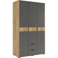 Адам Шкаф трехдверный, цвет дуб крафт золотой/графит Mebelson (арт.MSA-04.2564) Адам Шкаф трехдверный, цвет дуб крафт золотой/графит Mebelson (арт.MSA-04.2564)