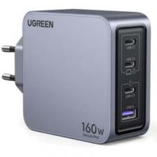 Сетевое зарядное устройство UGREEN 160 Вт X763 NexodePro USB-A+3xUSB-C GaN Tech Fast Charger EU с кабелем 1м Сетевое зарядное устройство UGREEN 160 Вт X763 NexodePro USB-A+3xUSB-C GaN Tech Fast Charger EU с кабелем 1м