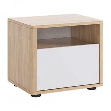 Прикроватная тумба Зара - это отличное дополнение к любой спальне. Ее аккуратный дизайн включает в себя выдвижной ящик и открытую нишу для удобного хранения личных вещей. Особое внимание уделено безопасности: углы тумбы аккуратно скруглены, исключая острые выступы, что делает ее решением для спальни. Прикроватная тумба Зара - это отличное дополнение к любой спальне. Ее аккуратный дизайн включает в себя выдвижной ящик и открытую нишу для удобного хранения личных вещей. Особое внимание уделено безопасности: углы тумбы аккуратно скруглены, исключая острые выступы, что делает ее решением для спальни.